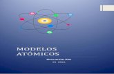 MO LOS ATO MIOS - fisitic.wikispaces.comfisitic.wikispaces.com/file/view/modelos+atomicos-Elena+Armas-4ºA.pdf · Página 2 Introducción: ... Estas ideas de Dalton suponen el primer