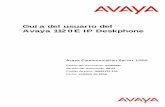 Guía del usuario del Avaya 1120E IP Deskphone · Guía del usuario del Avaya 1120E IP Deskphone Avaya Communication Server 1000 Estado del documento: estándar Versión del documento: