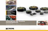 Cilindros de fuelle neumáticos - AK PARKER STORE ... · 9109 Cilindros de fuelle 08.05  Características Cilindro Cilindro Actuadores neumático hidráulico electro- mecánicos