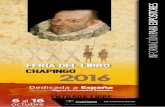 Feria del Libro Chapingo 2016 - Chapingo Digitaldigital.chapingo.edu.mx/.../uploads/2016/08/folleto_expositores-2.pdf · Dirección General de Investigación y Posgrado Dr. Francisco