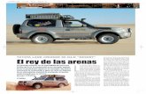 El rey de las arenas - ARC-Racing.com WEB/Land... · ce hacia el conductor y el acompa- ... tadora navega con el Ozi Explorer, ... Cambio Manual de cinco velocidades