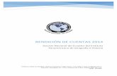 Rendición de Cuentas 2014 - Inicio - Sección Nacional del …€¦ ·  · 2015-05-04Como miembro activo del IPGH tiene como misión y visión lo ... INTEGRANTES DE LAS 4 COMISIONES