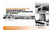 Reglamento para la Supervisión e Inspección General para la Supervisión e Inspección General de Obras Ministerio de Obras Públicas y Comunicaciones (MOPC) Santo Domingo, República