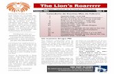 The Lion’s Roarrrrr - newberg.k12.or.us boletas de calificaciones se enviarán a casa el martes 9 de febrero. ... Los estudiantes de Mabel Rush es-tán exhibiendo sus trabajos de