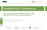 El reconocimiento de beneficios socialesauditoriajudicialandina.org/wp-content/uploads/2013/09/LineasPE...Hecho el Depósito Legal en la Biblioteca Nacional del Perú N° 2015 ...