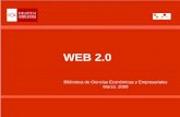 WEB 2 - UCM-Universidad Complutense de Madrid 2.0, mar 2009.pdfWEB 2.0 Introducción Principales espacios: Aplicaciones básicas: procesadores de texto, conversores, calendarios, páginas