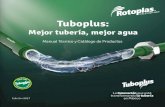 Tuboplus - Rotoplas MX · 5 Manual Técnico · Para garantizar el correcto funcionamiento del sistema, solo usa tubos y conexiones Tuboplus. · Tuboplus garantiza sus productos contra