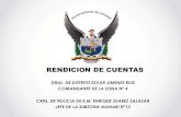 RENDICION DE CUENTAS - Policía Nacional del Ecuador«Para el 2017, seremos la institución más confiable y efectiva a nivel nacional y regional en seguridad ciudadana, brindando