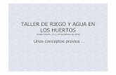 TALLER DE RIEGO (TEORÍA)-ed.02 - ciudad …ciudad-escuela.org/wp-content/uploads/2015/10/TALLER-DE-RIEGO-TEOR...RIEGO POR ASPERSIÓN/ DIFUSIÓN RIEGO LOCALIZADO Ciudad-Huerto. Taller