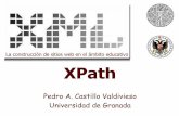 Pedro A. Castillo Valdivieso Universidad de Granadamercurio.ugr.es/pedro/tutoriales/cursos/XPath/presentacion_como... · Modo de trabajo para el tutorial ... Pueden incluir operaciones