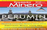 PERU:Ranking Minero 2012-2016 Ranking Inversión … 1jaimeojeda@gmail.com PERU PERUMIN 2017 EVENTO MINERO MUNDIAL FUE LANZADO EN AREQUIPA 33 Convención Minera EVENTO MINERO MUNDIAL
