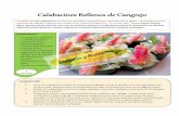 Calabacines Rellenos de Cangrejo€¦ · italiano pequeño 1 Cucharadita pimentón - 1 diente de ajo ... Meter los calabacines en el microondas, tapados, 5 minutos a potencia máxima