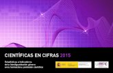 CIENTÍFICAS EN CIFRAS 2015 - uvigo.gal · Gráfico 2.7 . Evolución de la ... Distribución del personal investigador en el Instituto Astrofísico de Canarias (IAC) según sexo y