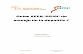 Guías AEEH/SEIMC de manejo de la Hepatitis C€¦ ·  · 2016-06-248.Tratamiento de los pacientes con insuficiencia renal ... Si bien el Plan Nacional para el tratamiento de la