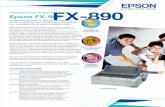 La impresora EPSON FX-890 es una impresora de alto ... de la impresora Epson FX-890 Estas especificaciones y términos están sujetos a cambio sin previo aviso. Epson y Epson ESC/P