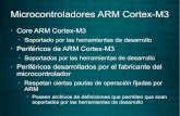 Microcontroladores ARM Cortex-M3 - sase.com.ar · Microcontroladores ARM Cortex-M3 Core ARM Cortex-M3 Soportado por las herramientas de desarrollo Periféricos de ARM Cortex-M3 Soportados