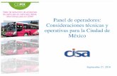 TallerSMA CISA 0916 · cisa CDMX S J STENT A e LE Taller de reducción de emisiones de partículas en vehículos diésel, alternativas para la CDMX