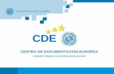 Presentación de PowerPoint - cms.ual.escms.ual.es/idc/groups/public/@centro/@humanidades/documents/... · (Pasos: Ver/Patrón/Patrón de Diapositivas) CDE CENTRO DE DOCUMENTACIÓN