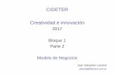CIDETER Creatividad e innovación - cecma.com.ar de... · Read, Stuart; Sarasvathy, Saras (2010). Effectual Entrepreneurship (Kindle Locations 248-250). Para analizar. ... Microsoft