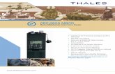 PRC-6809 MBITR - TDSI - Home | Thales Defense & … PRC6809...PRC-6809 MBITR Radio Multibanda Inter/Intra Equipo • Cobertura de Frecuencia Contigua de 30 a 512 MHz • AM/FM; Voz/Datos