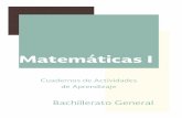 4758 INTERIORES.pdf 1 9/24/13 12:00 PM - dgb.sep.gob.mx · Cuadernillo de actividades de aprendizaje / Matemáticas I Dentro del marco de la Reforma Educativa en la Educación Básica