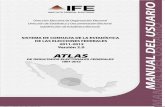 ATLAS DE RESULTADOS ELECTORALES ... - …siceef.ife.org.mx/pef2012/imagenes/manual de usuario.pdf · Federales 2011-2012, consta de 7 módulos, los cuales son: A. Atlas 1991-2012