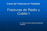 Fracturas de Radio y Cubito I - medicina.uanl.mx · Fracturas Diafisiarisas Representan el 3% al 6% de fracturas en los niños. Picos de incidencia: Niños 9 años, 13 o 14 años.