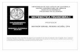 MATEMÁTICA FINANCIERA I - cunori.edu.gtcunori.edu.gt/download/Matemtica_Financiera_I_B.pdf · matemÁtica financiera i iv ciclo auditor tÉcnico - 2017 guÍa programÁtica -2017