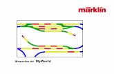 Maquetas de MyWorld - MARKLIN SPAIN · Indice de vias Muy importante En las siguientes maquetas no siempre se utilizan todas las vias.