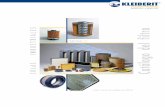 Catálogo del filtro - KLEIBERIT Klebstoffe · lados del papel un cordón de hotmelt, ... Gracias a un hotmelt resistente a altas temperaturas incluso es posible endurecer el papel