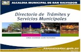 ALCALDIA MUNICIPAL DE SAN SALVADOR€¦ · 7 alcaldia municipal de san salvador directorio de trÁmites y servicios municipales 1-apertura, desmenbraciones y traspasos concepto apertura