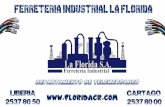 FERRETERIA INDUSTRIAL LA FLORIDA · • acoples presion tipo kf • acoples rapidos para aire ... ensambles hidraulicos hechos en minutos tenemos nuestro propio taller venta maquinas