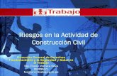 Riesgos en la Actividad de Construcción Civil - DRTPE-TACNA · mezcladora de concreto sin ... check list de pre uso). comprensora sin guarda de protecciÓn (instalar guarda de protecciÓn
