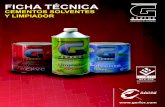 Limpiador, Cemento Solvente para PVC - gerfor.com · establecidos en la Norma Técnica Colombiana NTC 576 ... Después de 4 horas de fraguado debe ser 2,51 Mpa (364 psi), con agua