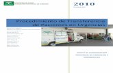 Procedimiento de Transferencia de Pacientes DE TRANSFERENCIA DE PACIENTES CONSEJERÍA DE SALUD DELEGACIÓN PROVINCIAL DE CORDOBA Página 2 de 12 Grupo de Coordinación de Urgencias