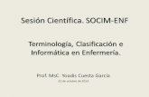 Sesión Científica. SOCIM-ENFa... ·  · 2013-12-23Enfermeros, pacientes, salud, entorno. Datos, ... Formato del Diagnóstico de Enfermería (DE) ... Terminología de Referencia