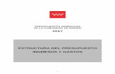PRESUPUESTOS GENERALES DE LA COMUNIDAD DE … LIBRO_0… · presupuestos generales de la comunidad de madrid 2017 estructura del presupuesto centros presupuestarios cÓdigo denominaciÓn