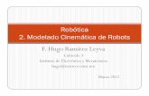Robótica 2. Modelado Cinemática de Robots - utm.mxhugo/robot/Robot2.pdf · F. Hugo Ramírez Leyva Robótica 2. Modelado Cinemática de Robots Cubículo 3 Instituto de Electrónica