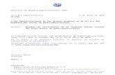 ITU Letter-Fax (English)  · Web view2018-04-26 · El GAR observó que el Consejo de 2017 examinó de nuevo el tema de que la UIT sea la Autoridad supervisora del sistema internacional