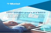 ISO 20000 para PYMES 'Cómo implantar un Sistema de ... · ISO 20000 para PYMES · Mxtel 2 gestionado. Si establecemos el criterio de considerar de manera específica la calidad de