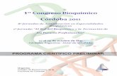 1 Congreso Bioquímico Córdoba 2011 - cobico.com.ar · Bioq. Esp. Alejandra Rivas Ibargüen y Bioq. Esp. Fernanda Fassetta 10:30 ... Respuesta de la inmunidad celular y humoral ...