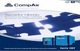Secador híbrido - CompAir Compressed Air Solutions Separador de agua Secador de aire comprimido híbrido Separador de agua / aceite Doble tecnología 4 Tecnología de secado de dos