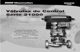 Válvulas de Control Serie 21000 - RPM Control - Argentina 21000...(serie 21100)con el anillo de asiento roscado o un anillo de asiento de cambio rápido. La guía superior del obturador,