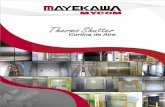 Cortina de aire - mayekawa.crmayekawa.cr/site/documentos/THERMO_SHUTTER.pdf · El Thermo Shutter es una nueva cortina de aire de flujo horizon-tal desarrollada por MYCOM para cámaras,