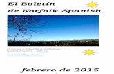 El Boletín de Norfolk Spanish Boletin/El Boletinfeb.pdfEl Boletín de Norfolk Spanish Un cielo azul de enero, refleja el sol del invierno ... In Catalunya, children draw pictures