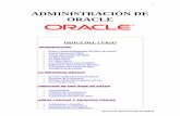 ADMINISTRACIÓN DE ORACLE - Instituto Wienerwiener.edu.pe/manuales/5to-ciclo/BASE DE DATOS-4... · 2013-02-21 · La versión de Oracle que se utilizará para efectos prácticos es