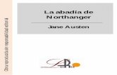La abadía de Northanger austen/La... · 2016-08-03 · Advertencia de Luarna Ediciones Este es un libro de dominio público en tanto ... gustaban más los juegos de chico que los