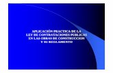PRESENTACION LEY DE CONTRATACIONES PUBLICAS … · ley de contrataciones publicas en las obras de construccion y su reglamento. ley de contrataciones pÚblicas