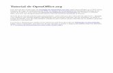 Tutorial de OpenOffice - WikiLinEx - homecon+ejercicios.pdf · Botones de navegación o. Barra de estado Writer: ... Barra de objetos de texto, pulsando sucesivamente el botón de
