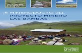 MINERODUCTO DEL PROYECTO MINERO LAS …cooperaccion.org.pe/wp-content/uploads/2015/07/Cartilla... · En el Estudio de Impacto Ambiental (EIA), se identifican las siguientes comunidades: